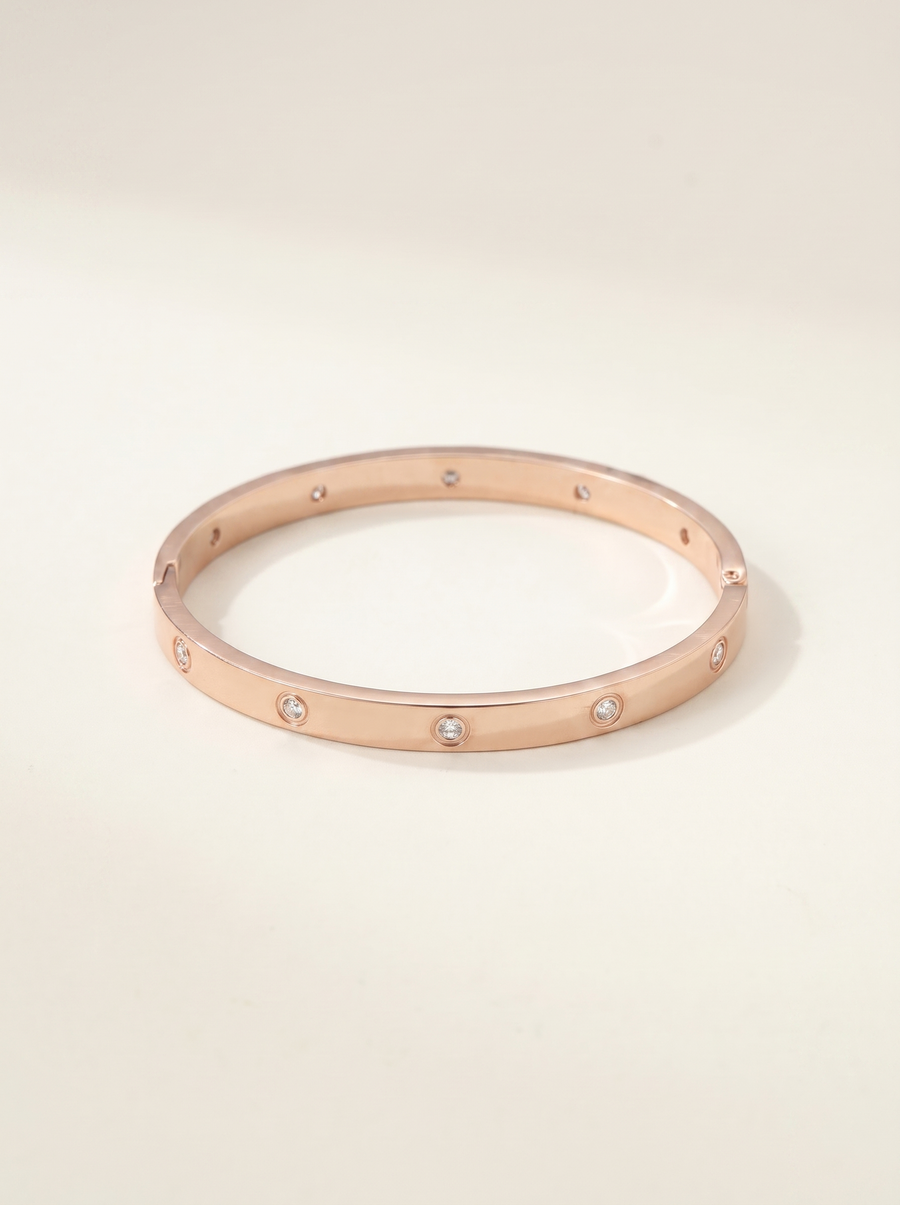 Therese Crystal Stone Bangle