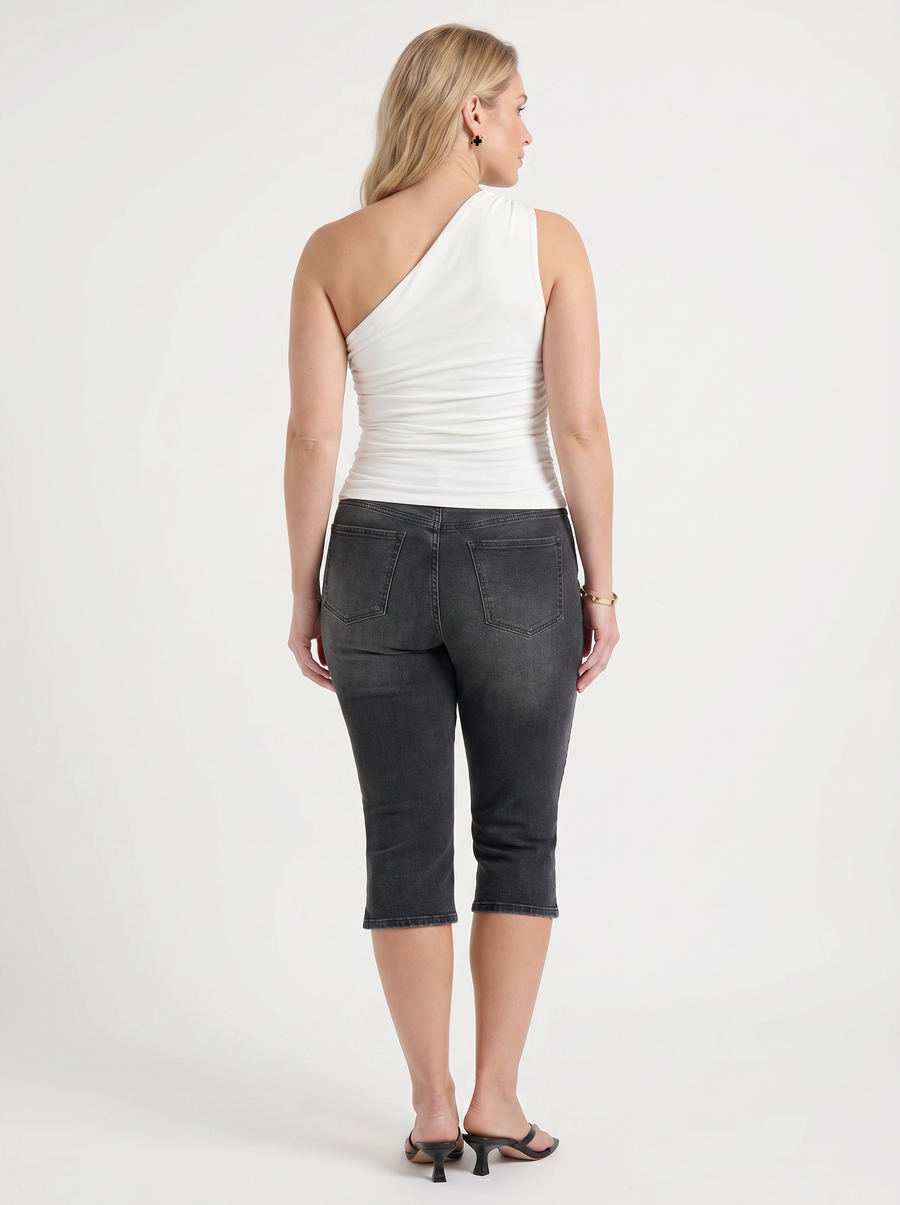 Krystal Slim Fit Capri Jeans