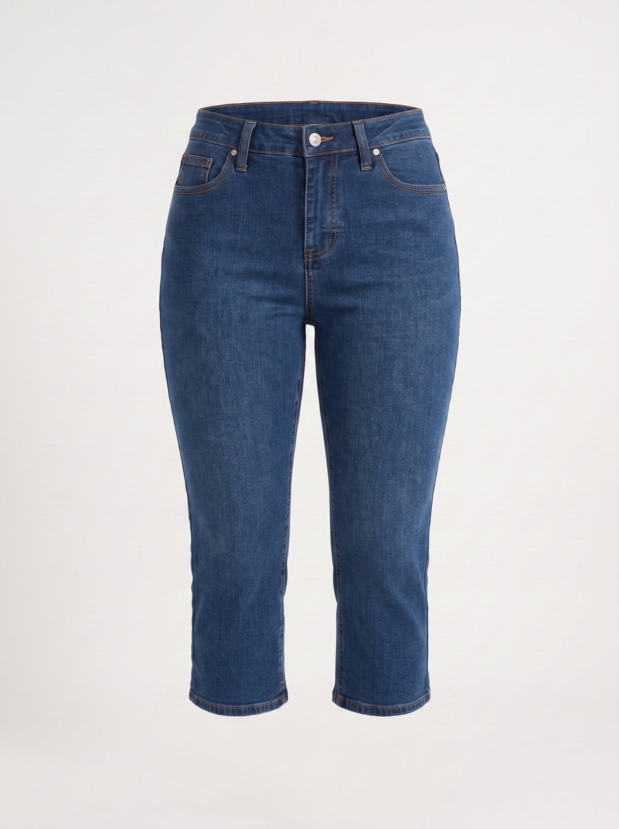 Krystal Slim Fit Capri Jeans