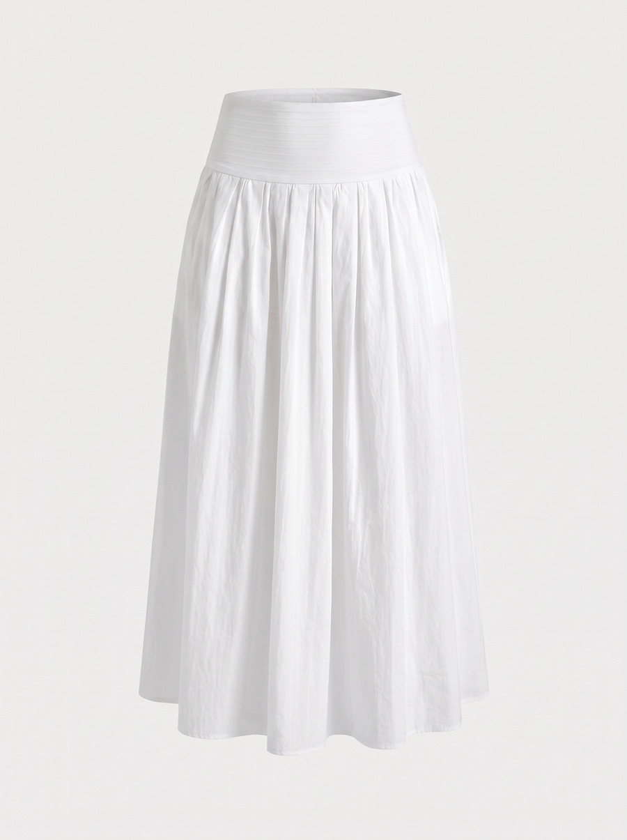 Marcia High Waisted Gathered Maxi Skirt