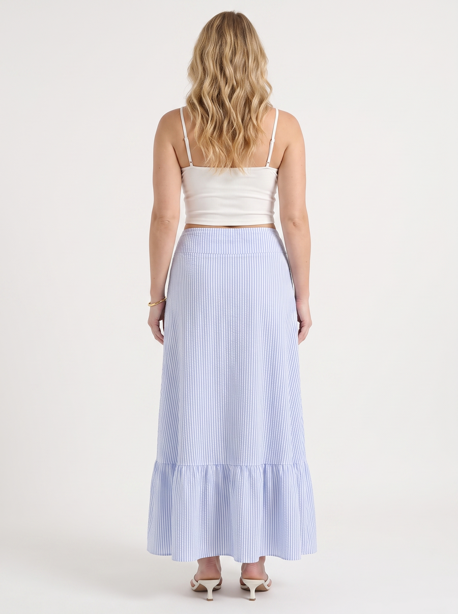 Phyllis Ruffle Hem Maxi Skirt