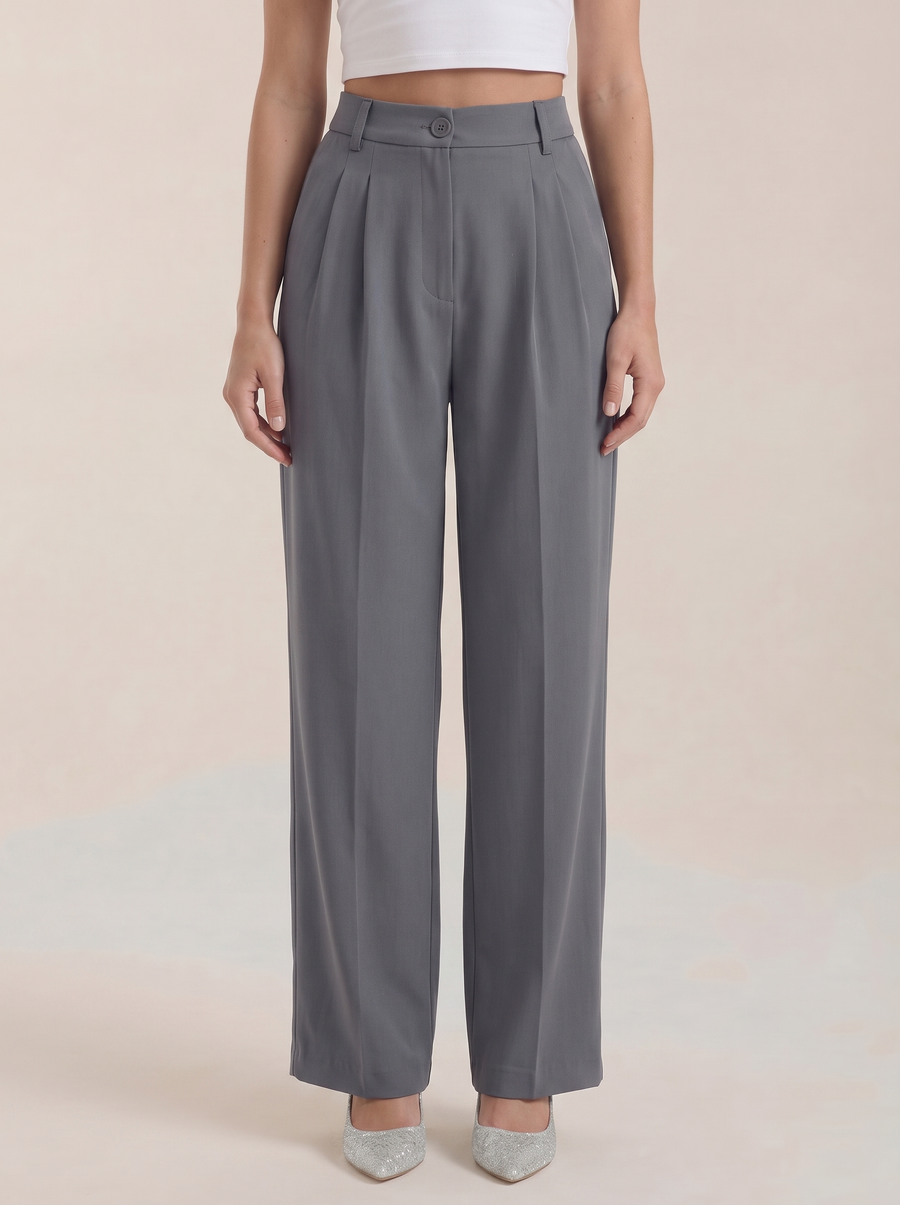 Rebecca Pleated High Waisted Wide Leg Pants