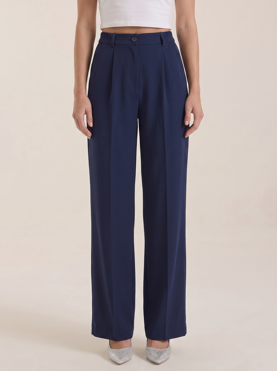 Rebecca Pleated High Waisted Wide Leg Pants