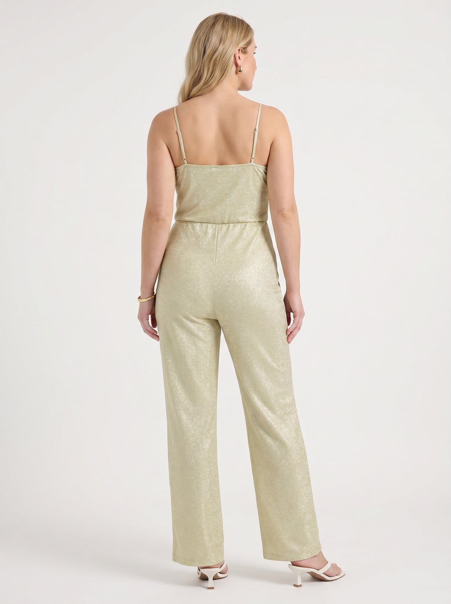 Cheri Wrap Front Jumpsuit