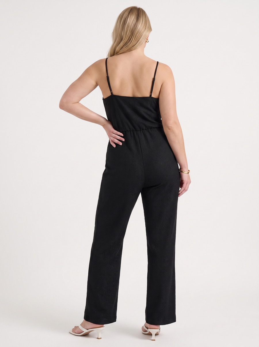 Cheri Wrap Front Jumpsuit