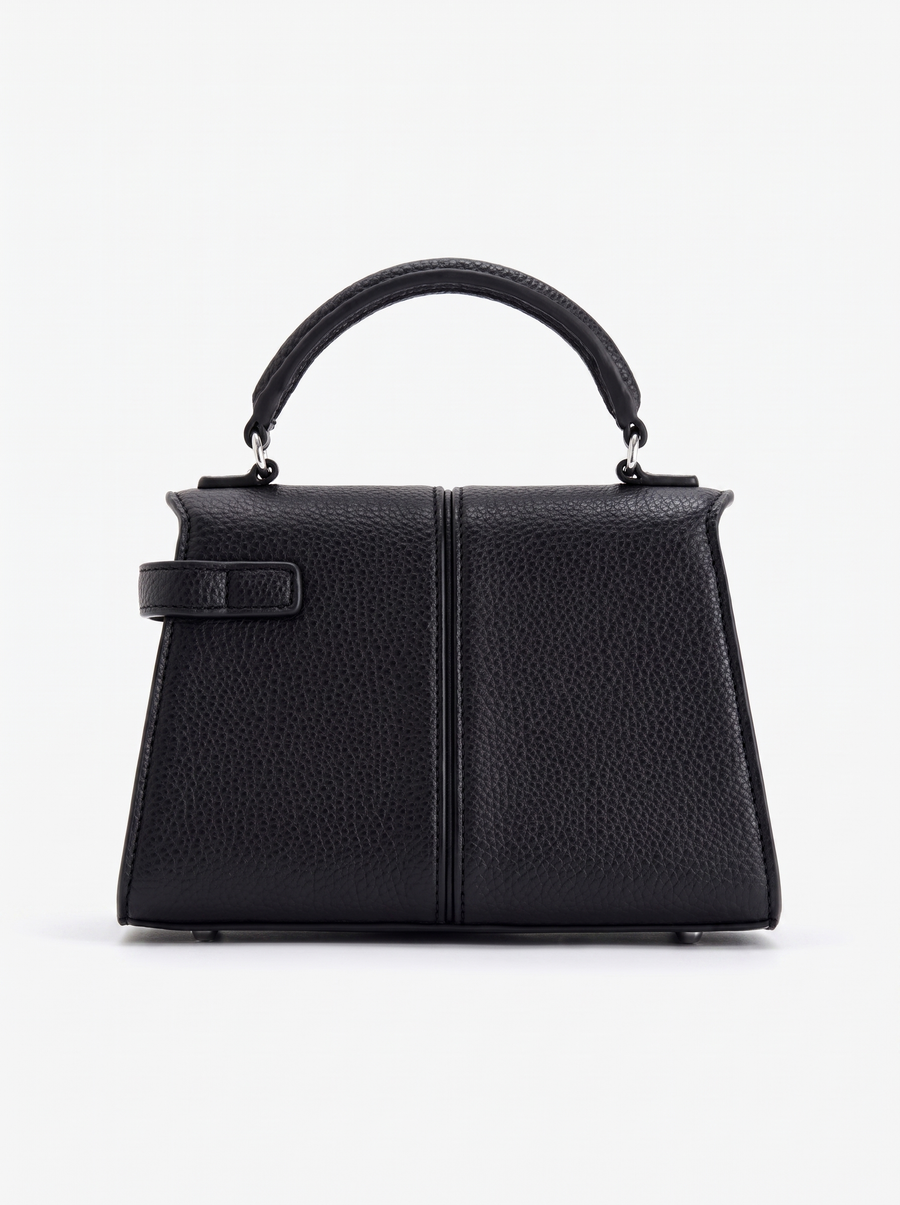 Claudia Turn Lock Top Handle Bag
