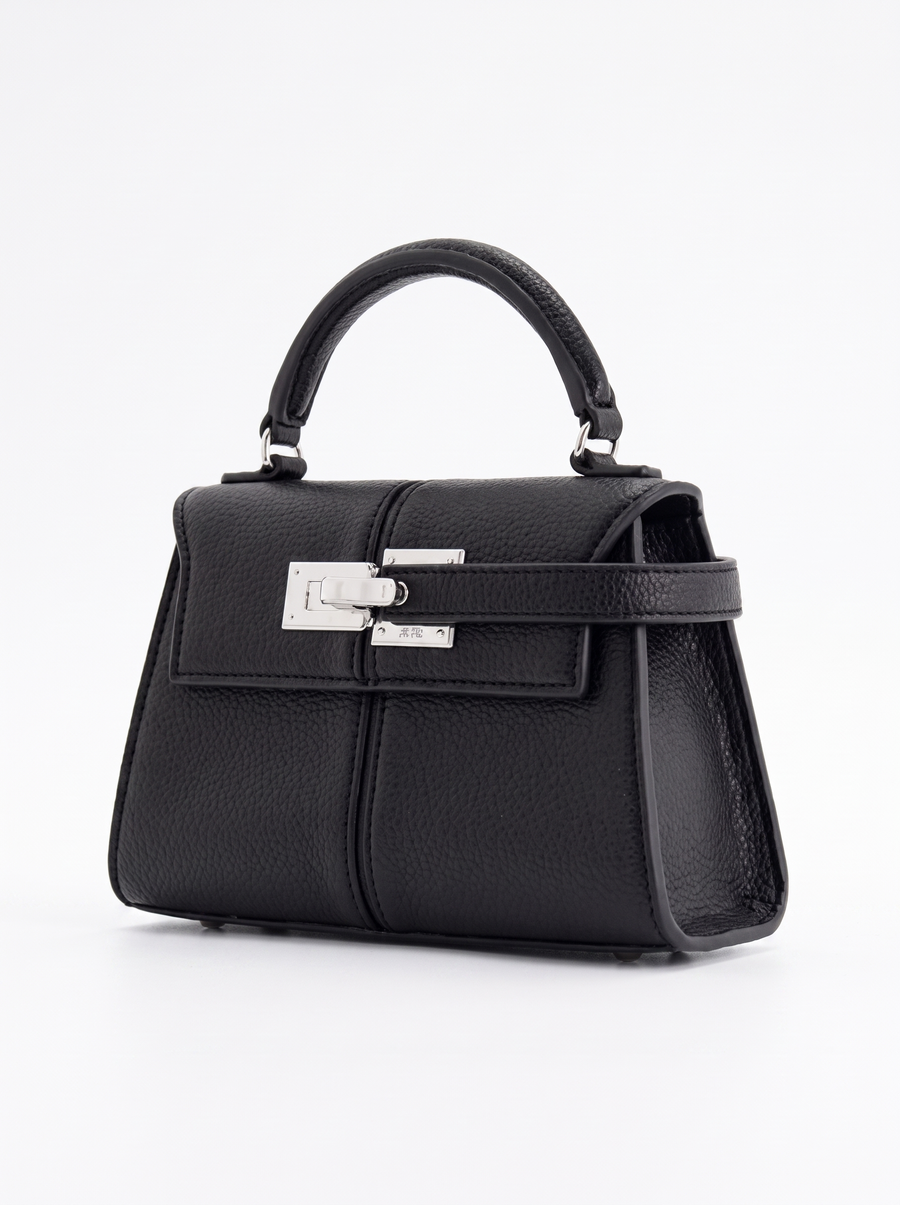Claudia Turn Lock Top Handle Bag