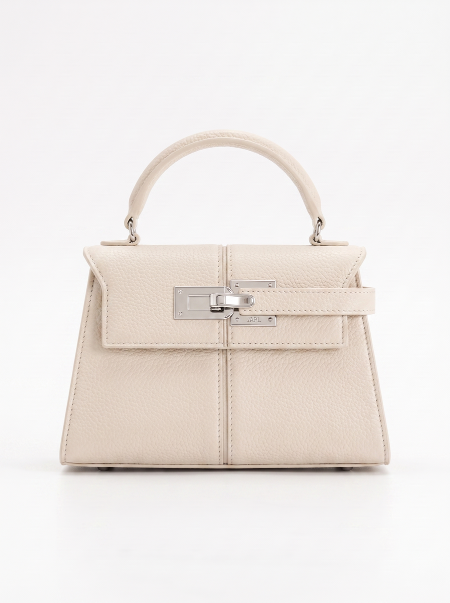 Claudia Turn Lock Top Handle Bag