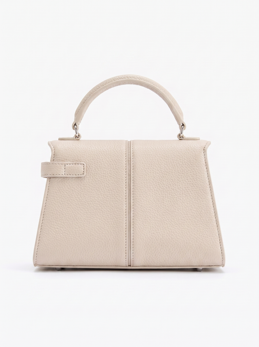Claudia Turn Lock Top Handle Bag