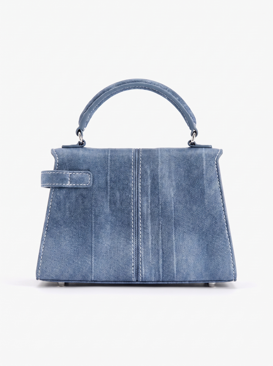 Claudia Turn Lock Top Handle Bag