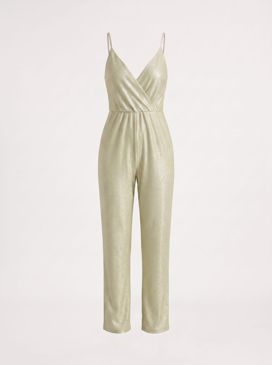 Cheri Wrap Front Jumpsuit