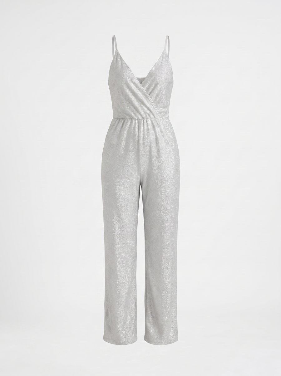 Cheri Wrap Front Jumpsuit