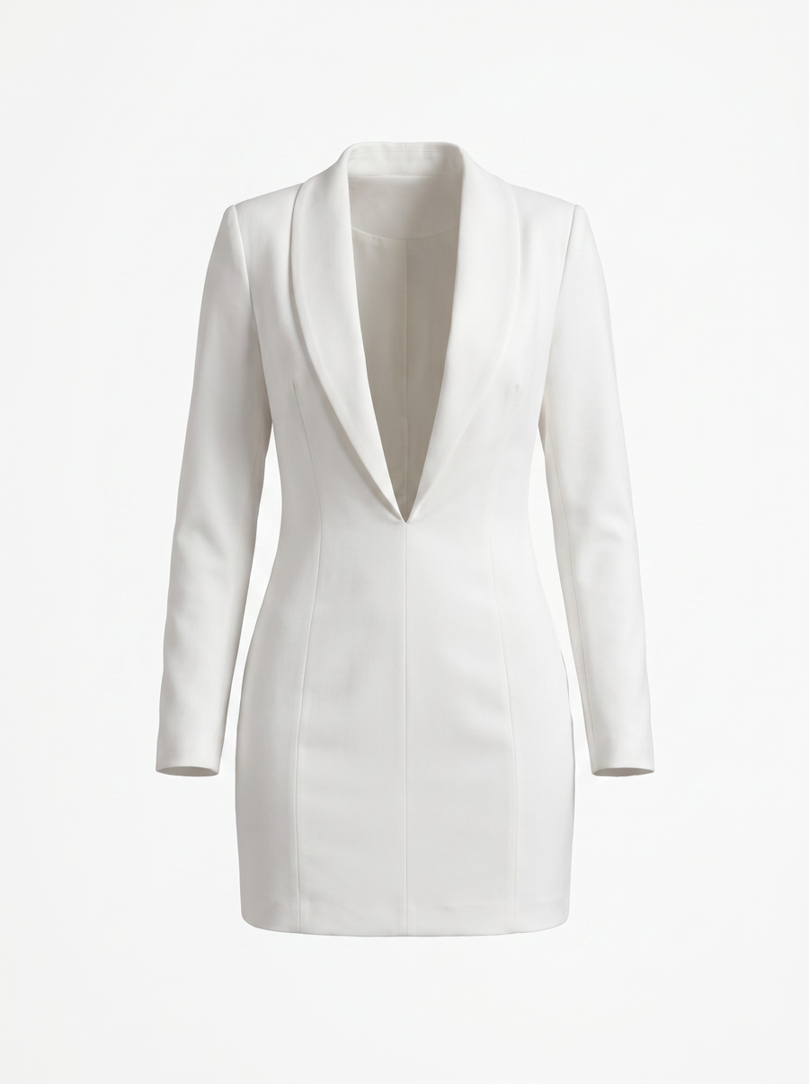 Carla Deep Lapel Blazer Mini Dress