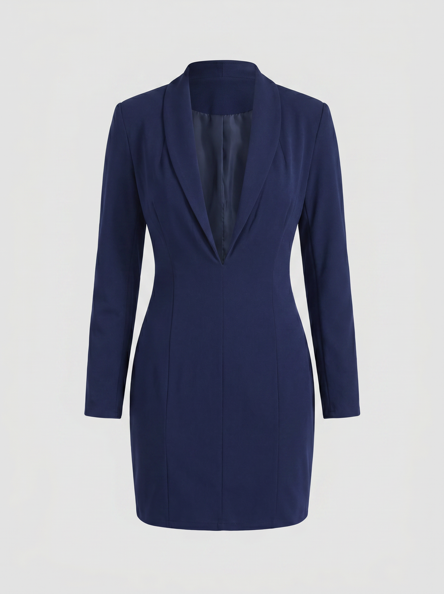 Carla Deep Lapel Blazer Mini Dress