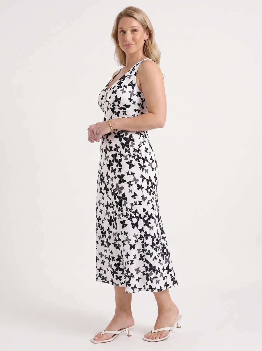 Esme Floral Flowing Midi Dress