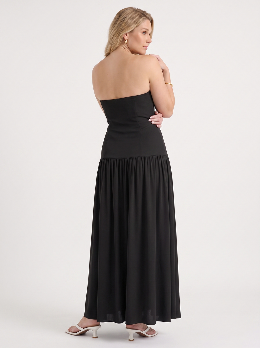 Skye Off Shoulder Maxi Dress with Slit