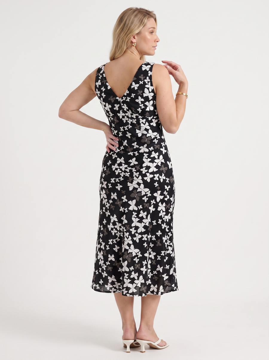 Esme Floral Flowing Midi Dress