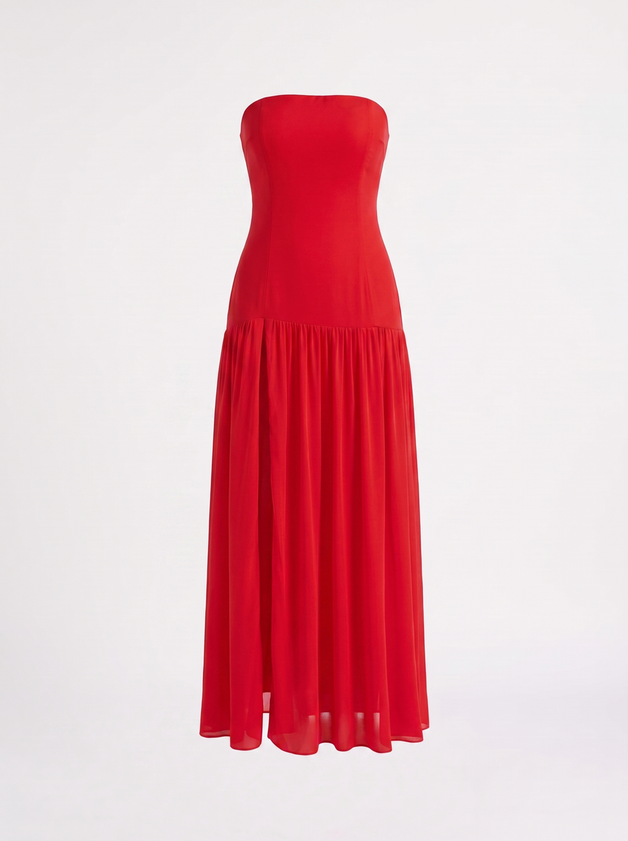Skye Off Shoulder Maxi Dress with Slit