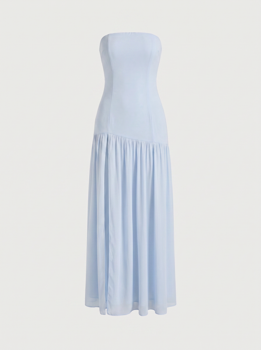 Skye Off Shoulder Maxi Dress with Slit