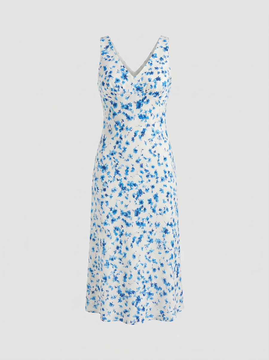 Esme Floral Flowing Midi Dress