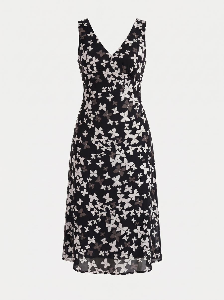 Esme Floral Flowing Midi Dress