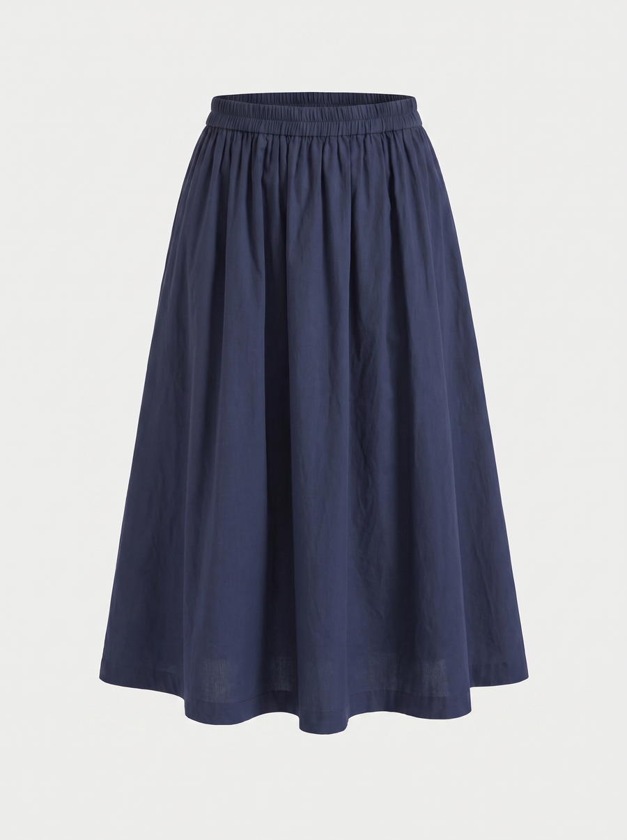 Priscilla A Line Flared Midi Skirt