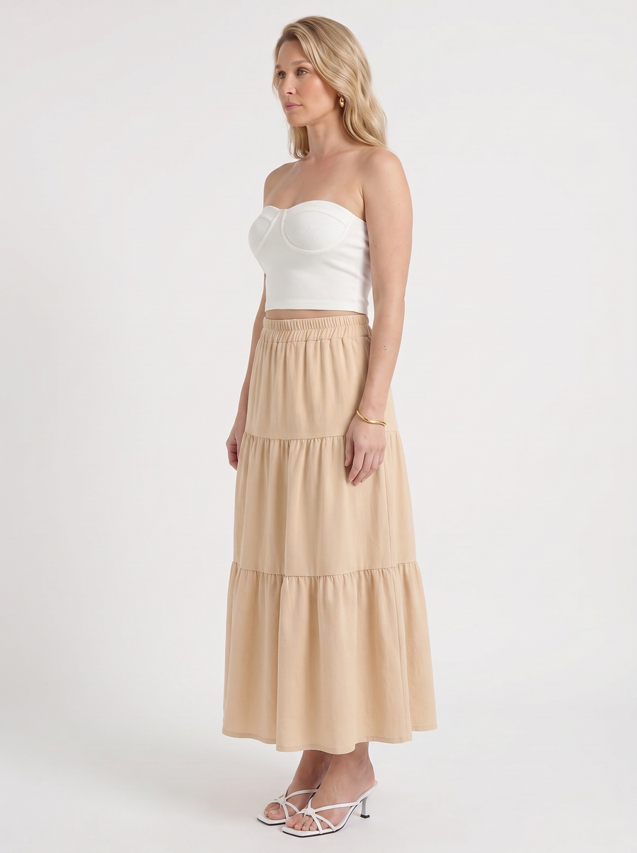 Agatha Tiered Maxi Skirt
