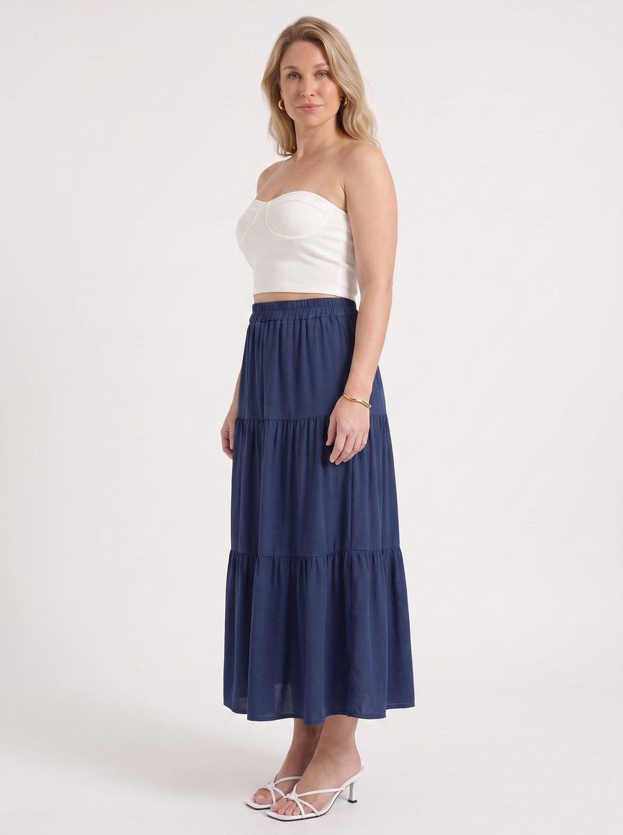 Agatha Tiered Maxi Skirt