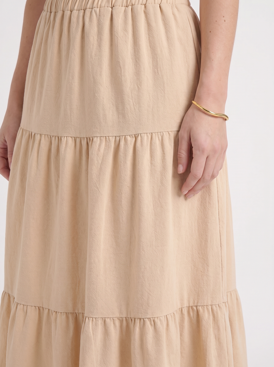 Agatha Tiered Maxi Skirt