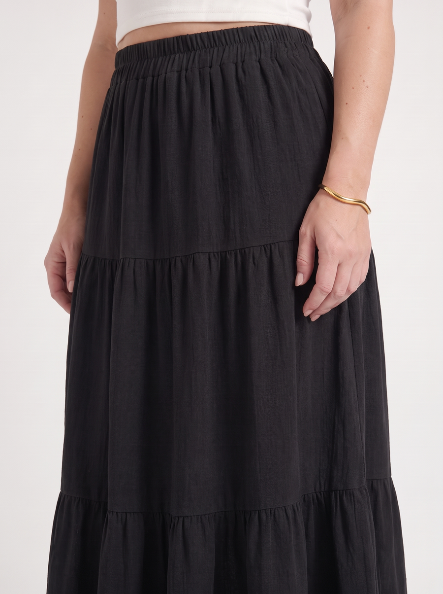 Agatha Tiered Maxi Skirt