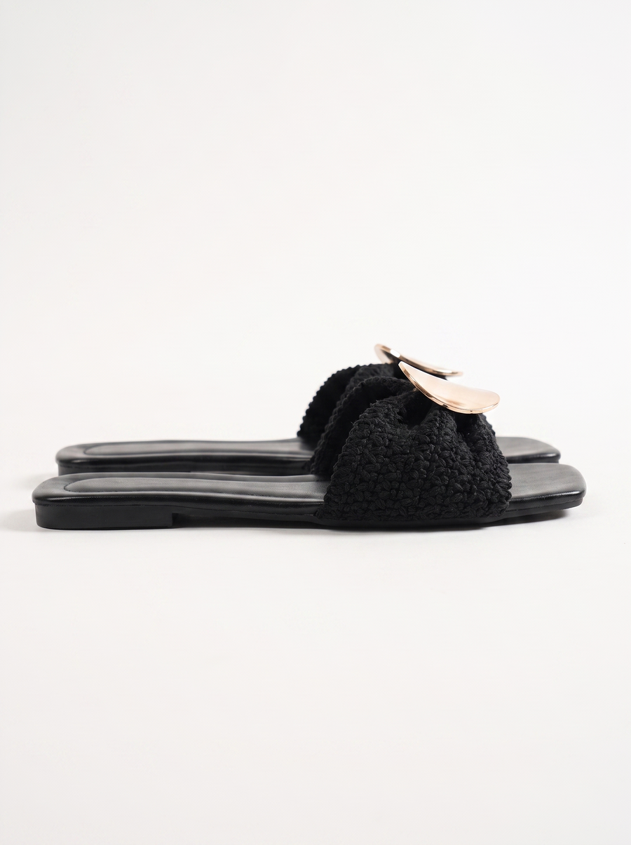 Taylor Braided Strap Buckle Sandals