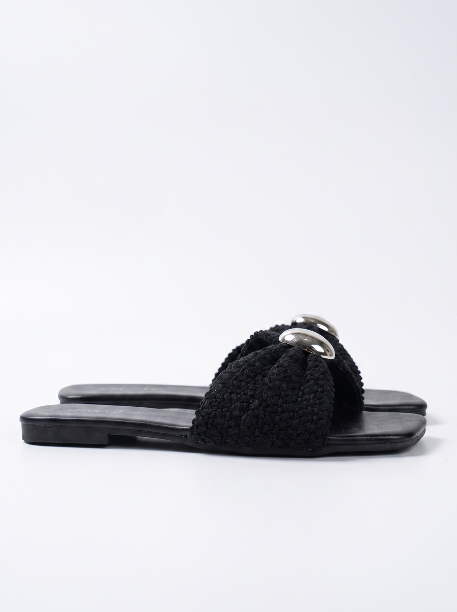 Taylor Braided Strap Buckle Sandals