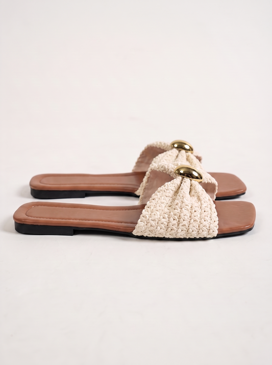 Taylor Braided Strap Buckle Sandals