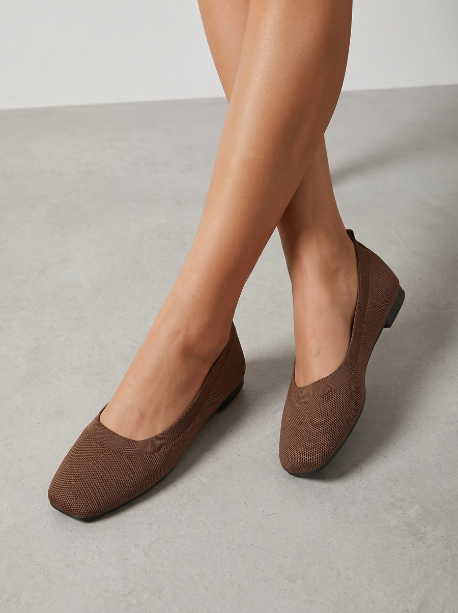 Lita Knit Look Ballet Flats