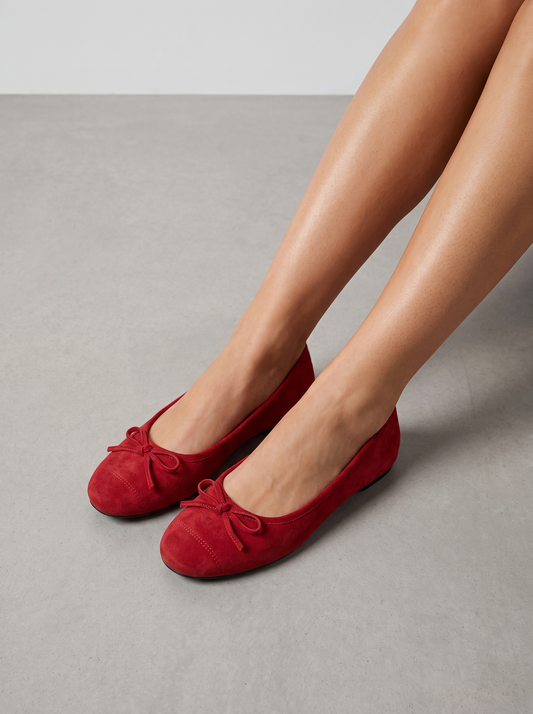 Mackie Bow Detail Ballet Flats