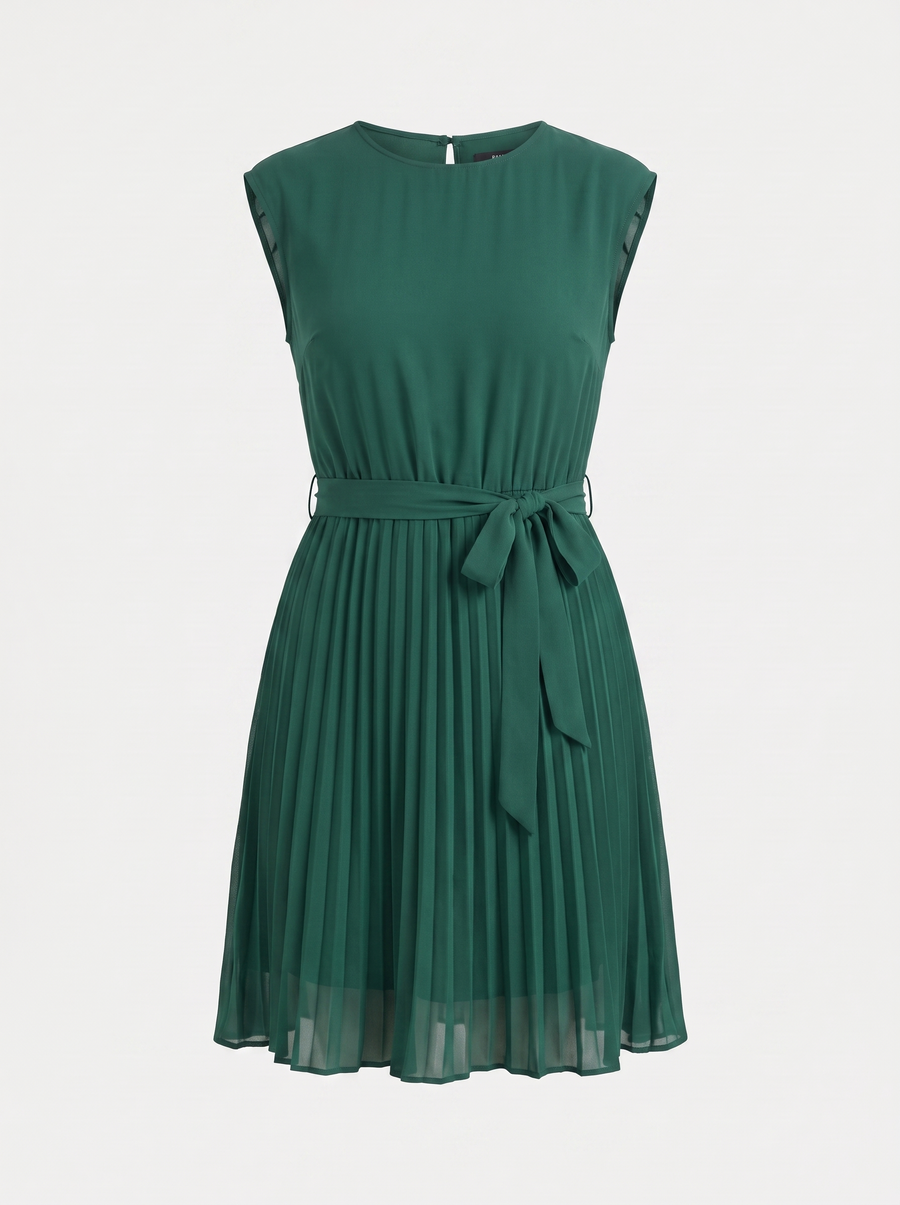 Lana Pleated Skirt Midi Dress