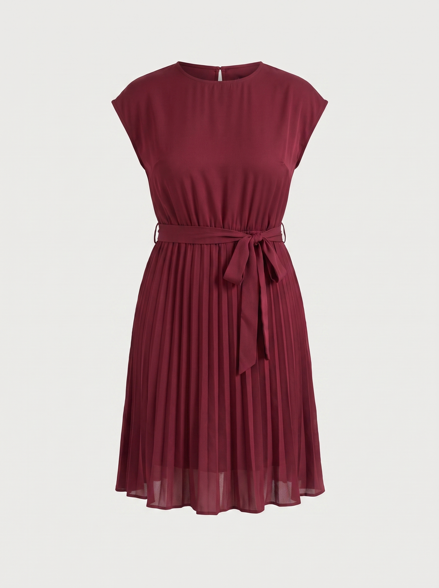 Lana Pleated Skirt Midi Dress