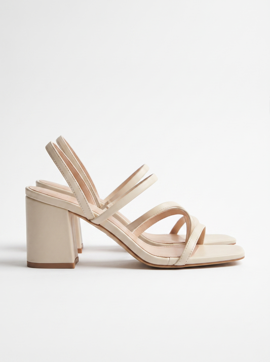 Vinette Cross Strap Block Heel Sandals