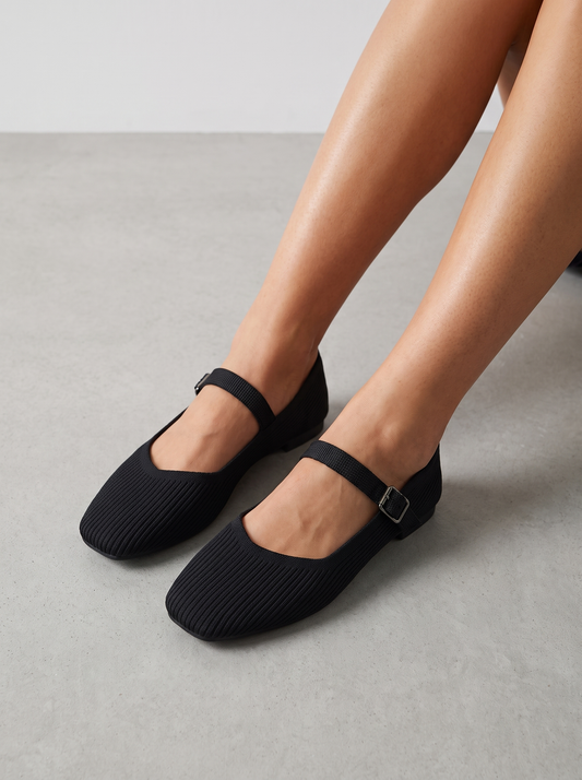 Leiza Mary Jane Strap Ballet Flats