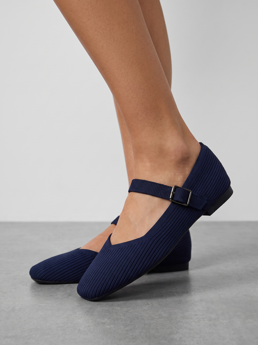 Leiza Mary Jane Strap Ballet Flats