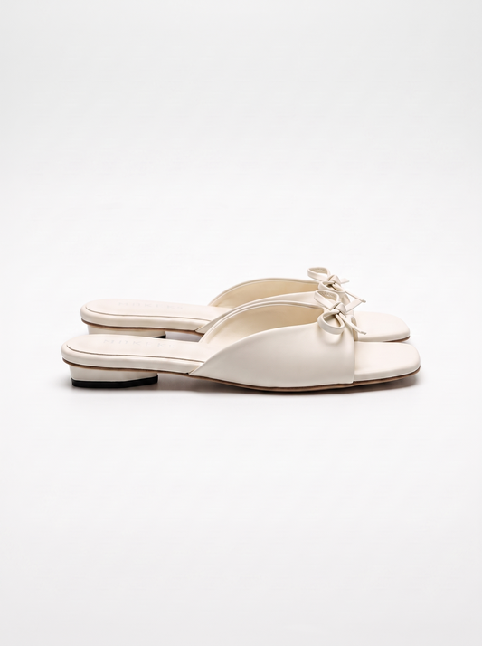 Priya Patent Bow Mules