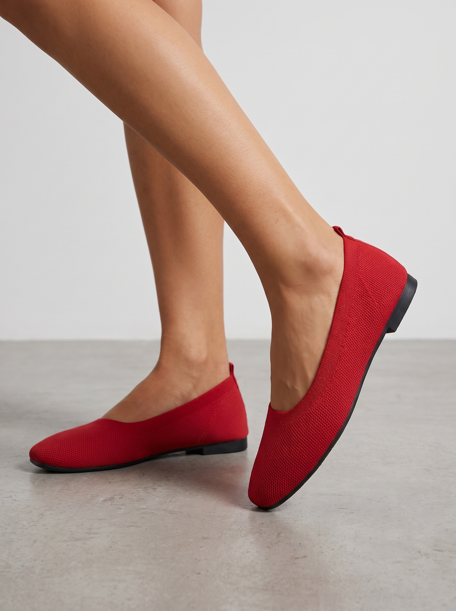 Lita Knit Look Ballet Flats