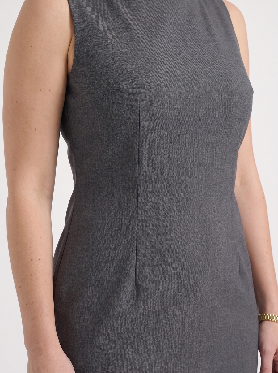 Millie Sleeveless Sheath Midi Dress