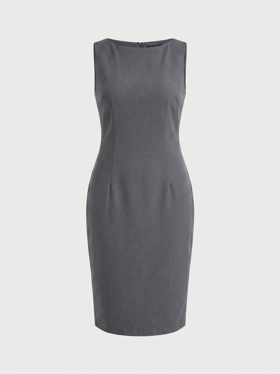 Millie Sleeveless Sheath Midi Dress