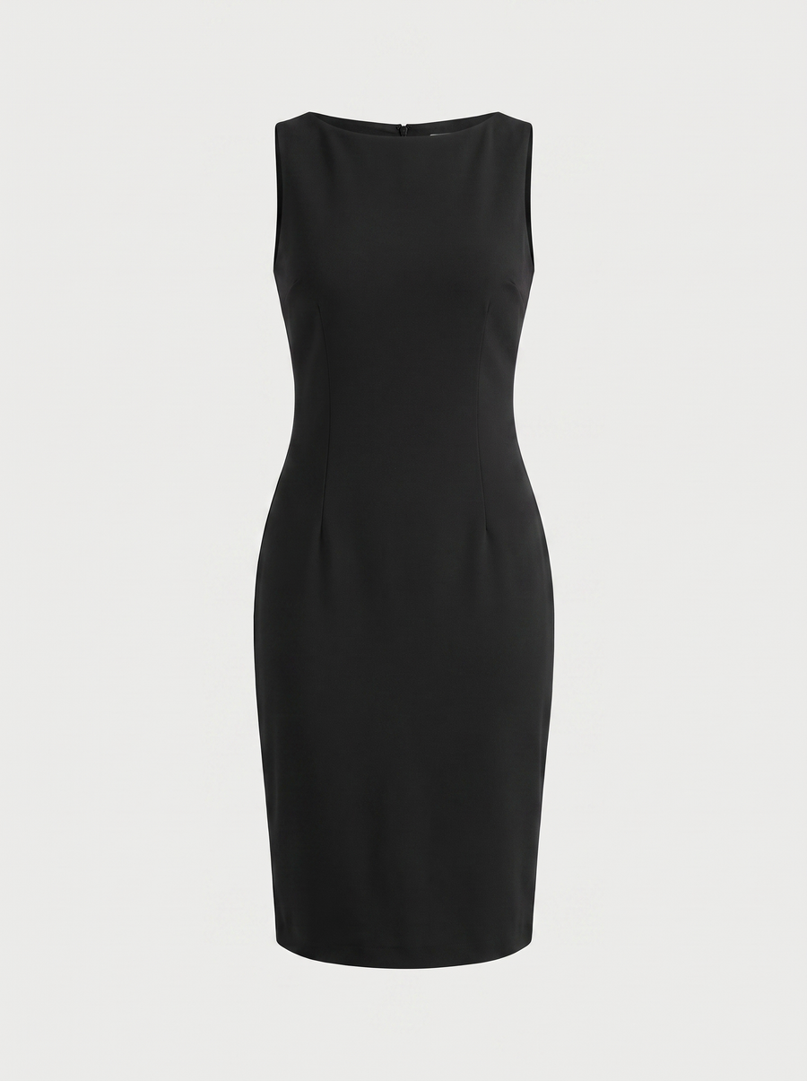 Millie Sleeveless Sheath Midi Dress