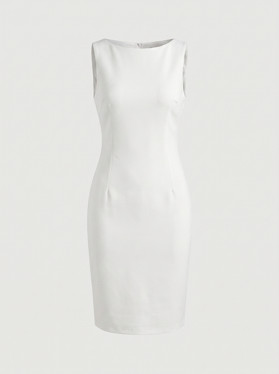 Millie Sleeveless Sheath Midi Dress
