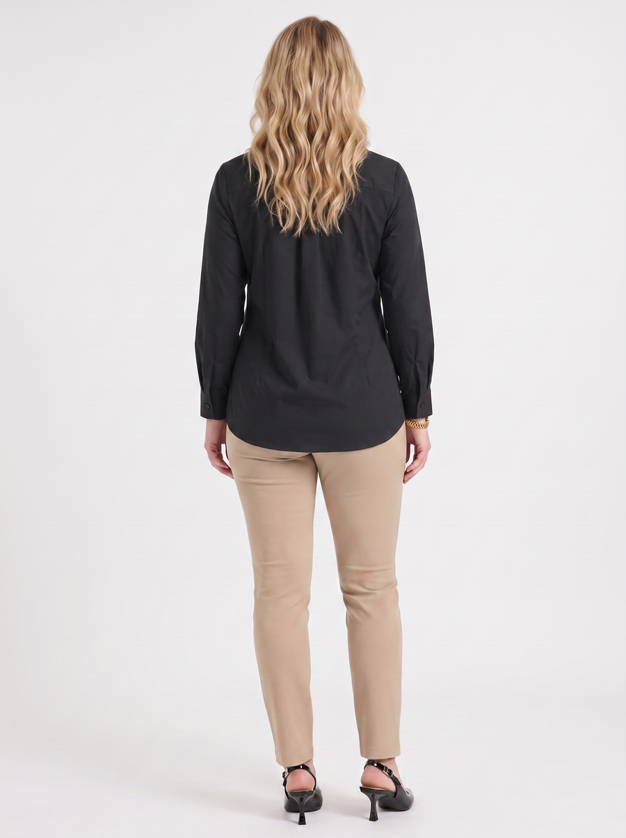 Bee Tie Front Button Blouse