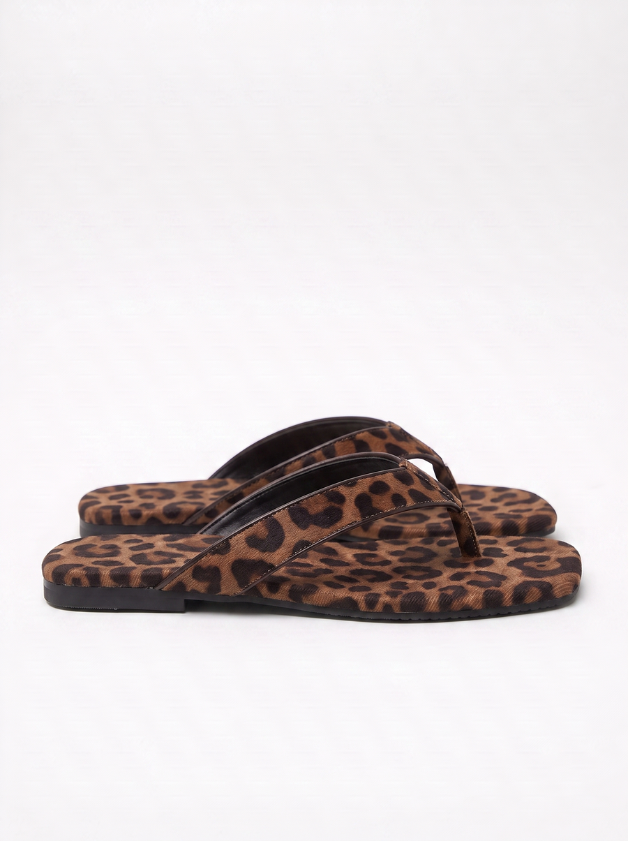 Trisha Square Toe Flip Flops