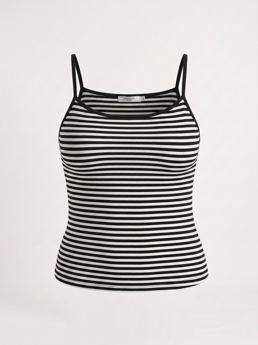 Zinnia Striped Spaghetti Strap Top