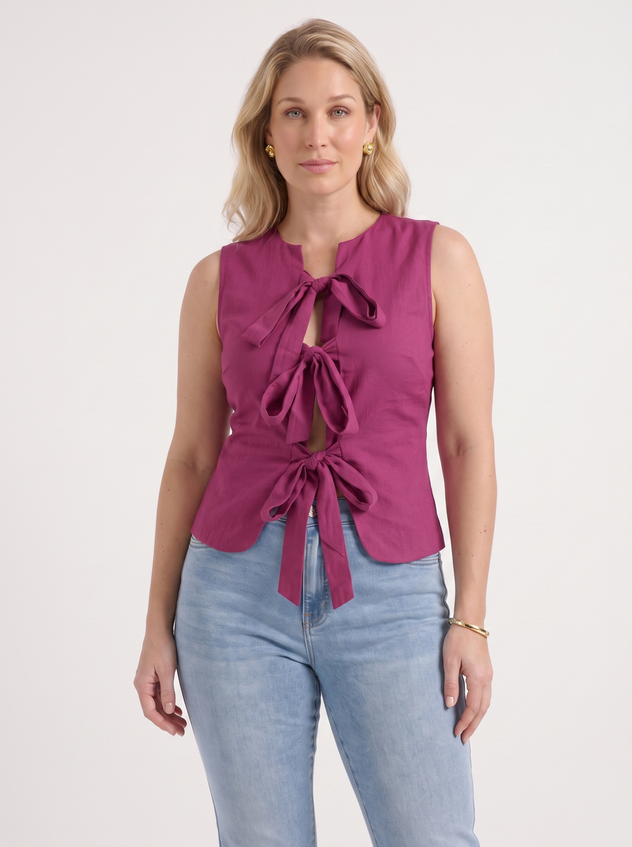 Sky Triple Bow Front Top